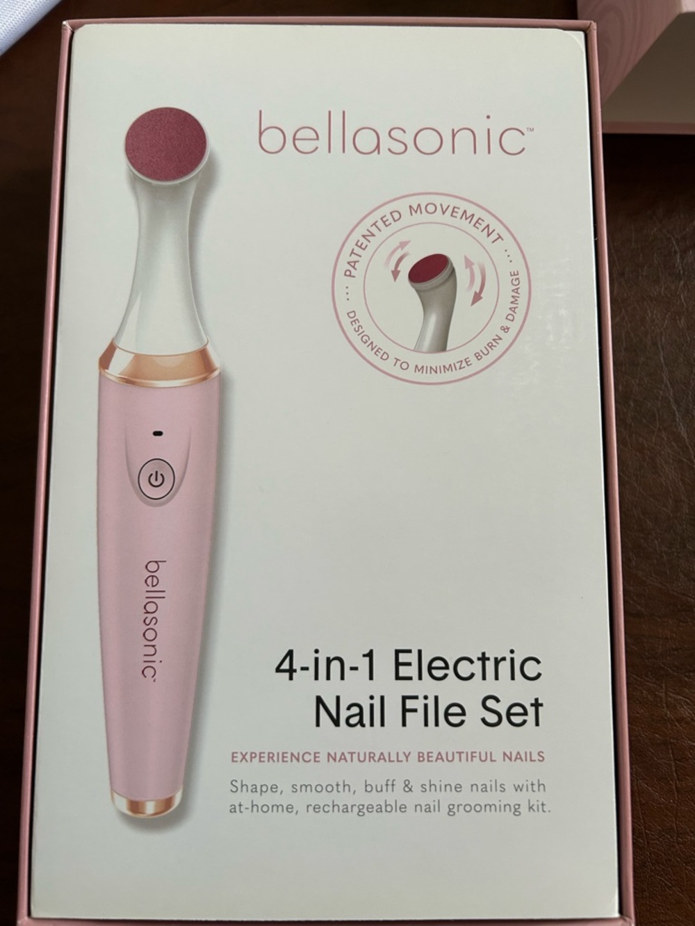 Bellasonic 4-in-1 Electric Nail File Set - Pink